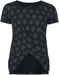 Camiseta con nudo y diseño celta, Black Premium by EMP, Camiseta