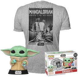 The Mandalorian - Grogu with Cookie POP! & camiseta