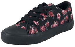 Zapatillas infantiles con estampado floral, Rock Rebel by EMP, Sneakers niños