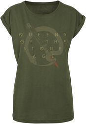 In Times New Roman - Snake Logo, Queens Of The Stone Age, Camiseta