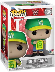 Figura vinilo John Cena no. 136, WWE, ¡Funko Pop!