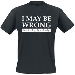 I May Be Wrong But It's Highly Unlikely, Slogans, Camiseta
