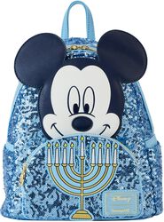 Loungefly - Happy Hanukkah Menorah (Glow in the Dark), Mickey Mouse, Mini Mochilas