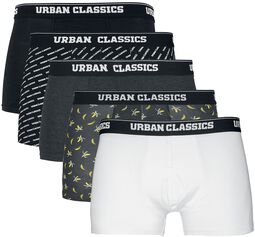 Boxers 5-Pack, Urban Classics, Set de Boxers
