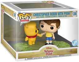 Figura vinilo Christopher Robin with Pooh (Pop! Moment) no. 1306, Winnie the Pooh, ¡Funko Pop!