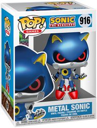 Figura vinilo Metal Sonic 916, Sonic The Hedgehog, ¡Funko Pop!