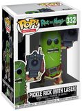 Figura Vinilo Pickle Rick (With Laser) 332, Rick and Morty, ¡Funko Pop!