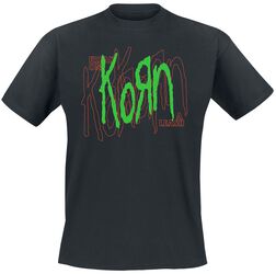 Green Logo Puff, Korn, Camiseta
