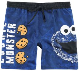 Cookie Monster - Face, Barrio Sesamo, Bañador