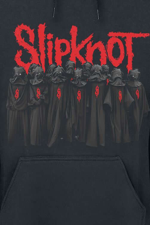 Slipknot Sudadera Con Capucha Eye Band Logo Nuevo Oficial Unisex Negro Jersey, Negro, S