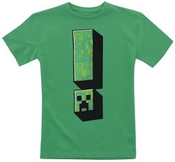 Kids - Creeper Exclamation, Minecraft, Camiseta