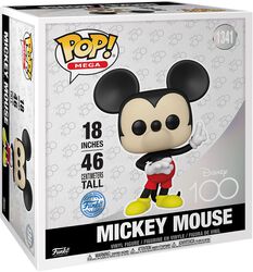 Figura vinilo Disney 100 - Mickey Mouse (Mega Pop!) no. 1341, Mickey Mouse, ¡Funko Pop!