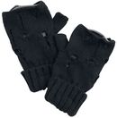 Knitted Gloves, Black Premium by EMP, Guantes