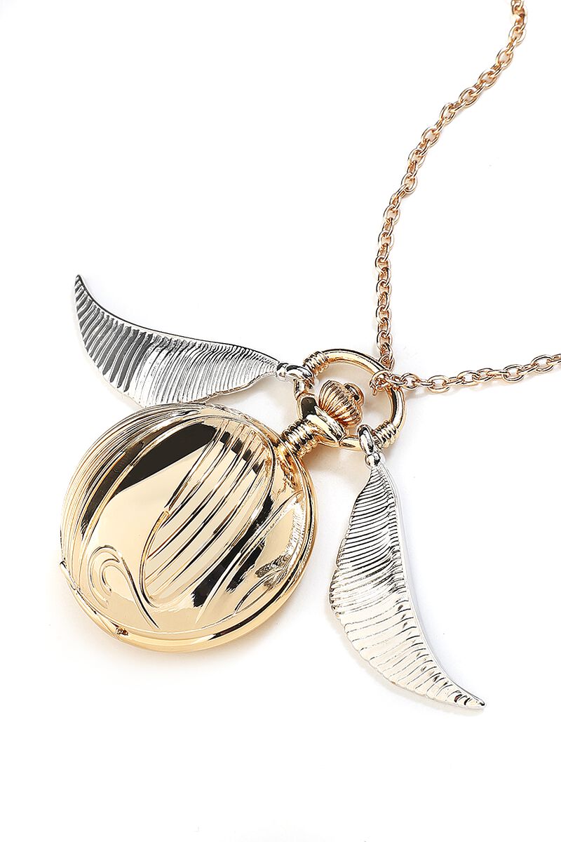 Collar Harry Potter Reloj Snitch Dorada - REDSTRING ESPAÑA B2B