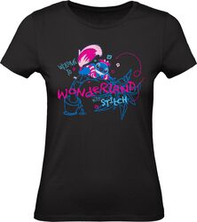 Stitch - Cheshire Cat - Welcome to Wonderland with Stitch, Lilo & Stitch, Camiseta