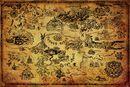 Hyrule Map, The Legend Of Zelda, Póster