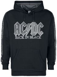 Amplified Collection - Mens Taped Fleece Hoodie, AC/DC, Sudadera con capucha