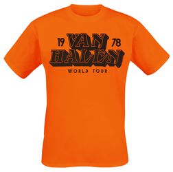 Tour 1978, Van Halen, Camiseta