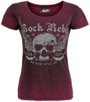 Camiseta alas de encaje, Rock Rebel by EMP, Camiseta