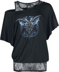 Gothicana X Anne Stokes - Double layer, Gothicana by EMP, Camiseta