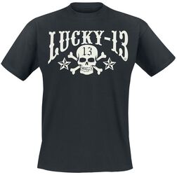 Skull Stars, Lucky 13, Camiseta