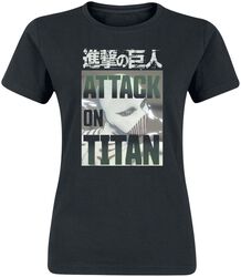 White Titan Face, Attack On Titan, Camiseta