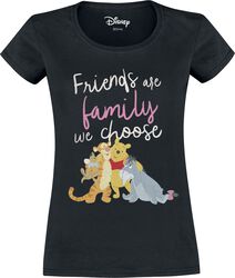 Friends are the family we choose, Winnie the Pooh, Camiseta