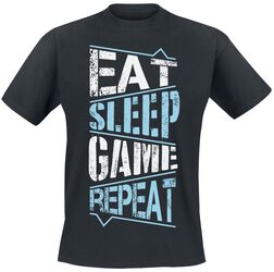 Eat Sleep Game Repeat, Eat Sleep Game Repeat, Camiseta