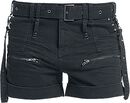 Studded Hotpants, Black Premium by EMP, Pantalones cortos