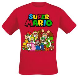 Group Shot, Super Mario, Camiseta