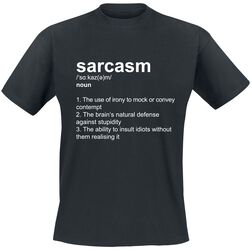 Definition Sarcasm, Slogans, Camiseta