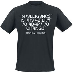 Intelligence Is The Ability To Adapt To Change, Slogans, Camiseta