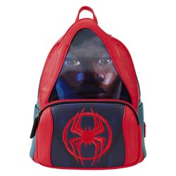Loungefly - Miles Morales Hoodie Cosplay, Spider-Man, Mini Mochilas
