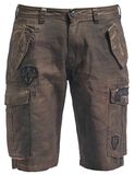 Pantalones Cortos Army, Rock Rebel by EMP, Pantalones cortos