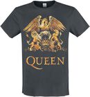 Amplified Collection - Royal Crest Of Gold, Queen, Camiseta