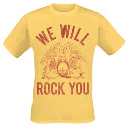 We Will Rock You, Queen, Camiseta