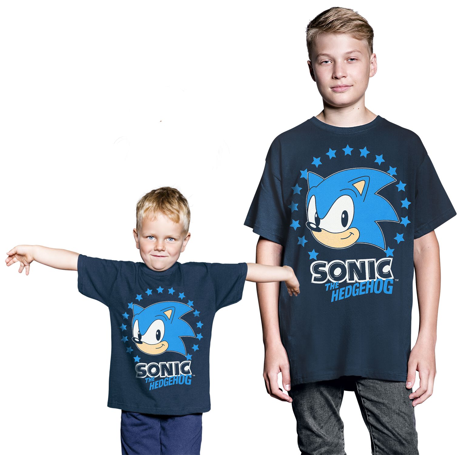 Camiseta Sonic The Hedgehog – Stars - Talla Niño  TALLA CAMISETA NIÑO TALLA 152 - 12 AÑOS 3716-1379 HEROES