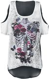 Skeleton Roses, Gothicana by EMP, Camiseta