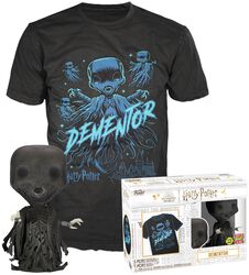 Figura vinilo Dementor POP! & Camiseta (brilla en la oscuridad), Harry Potter, ¡Funko Pop!