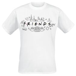 Warner 100 - Friends, Looney Tunes, Camiseta