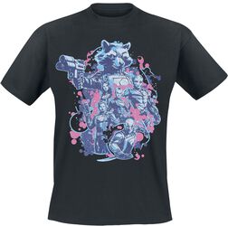 Vol. 3 - Group comic pose, Guardianes De La Galaxia, Camiseta