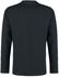 Camiseta manga larga negra con cuello redondo y bordado
