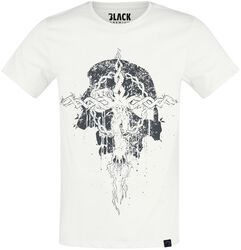 Skull and cross, Black Premium by EMP, Camiseta