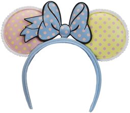 Loungefly - Minnie Pastel Colour Block Dots, Mickey Mouse, diadema