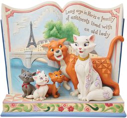 Long ago in Paris - Aristocats storybook figurine, Los Aristogatos, Estatua