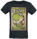 Yoshi - Poster, Super Mario, Camiseta