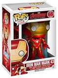 Vinilo Iron Man Mark 43 Bobble-Head 66, Avengers, ¡Funko Pop!