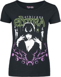 Camiseta Gothicana X Elvira, Gothicana by EMP, Camiseta