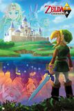 Zelda - A Link Between, Super Mario, Póster