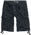 Premium Vintage Shorts, Black Premium by EMP, Pantalones cortos